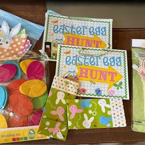 Easter Egg Hunt Party Supplies Set